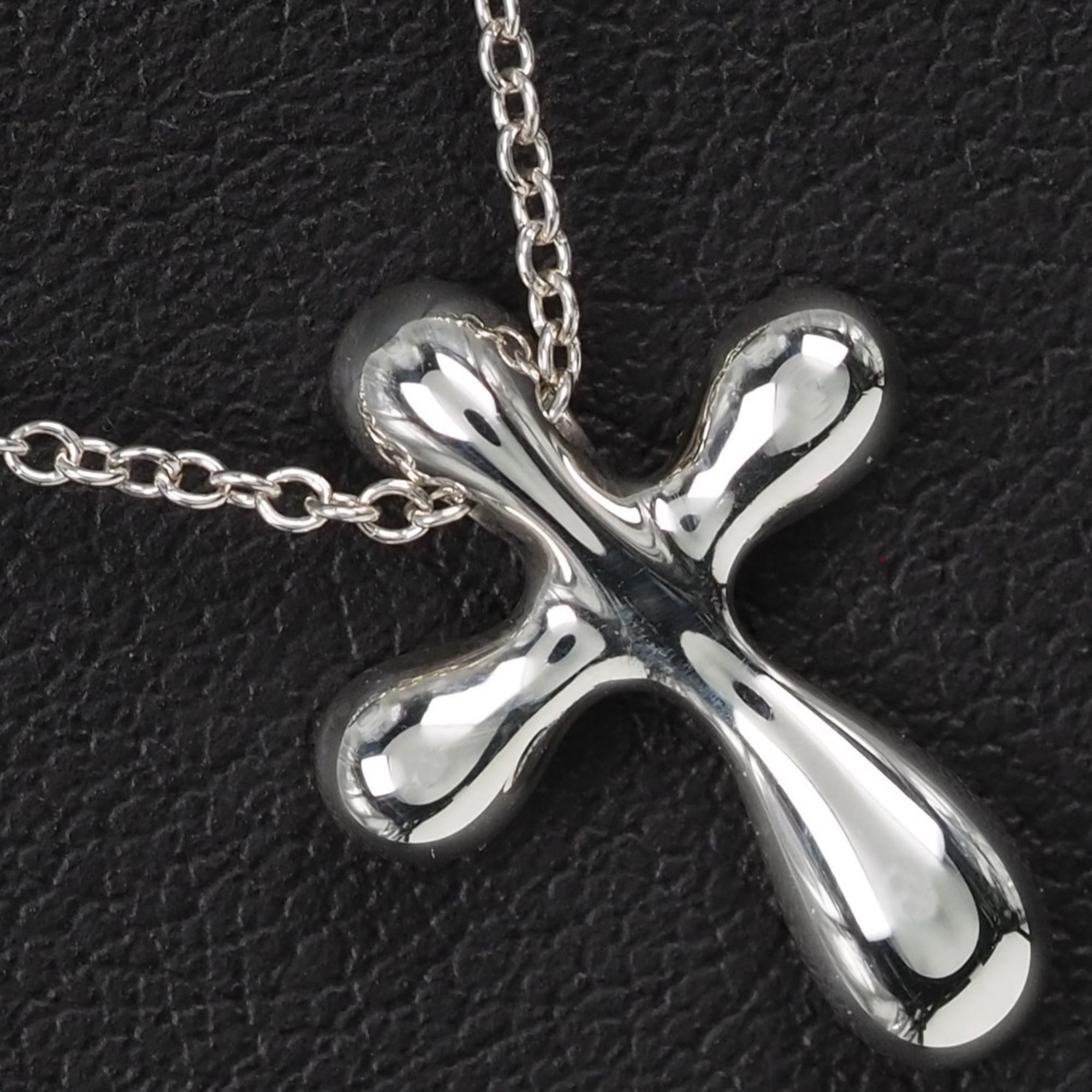 Tiffany Small Cross Silver 925 Women's Necklace